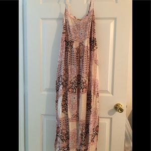 NWOT LIKE NEW, JAASE Patchwork Summer Maxi Dress